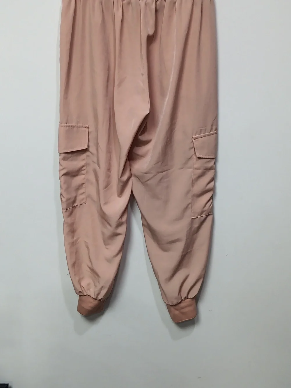 Zara Light Pink Cargo Jogger Pants - Picture 5 of 9